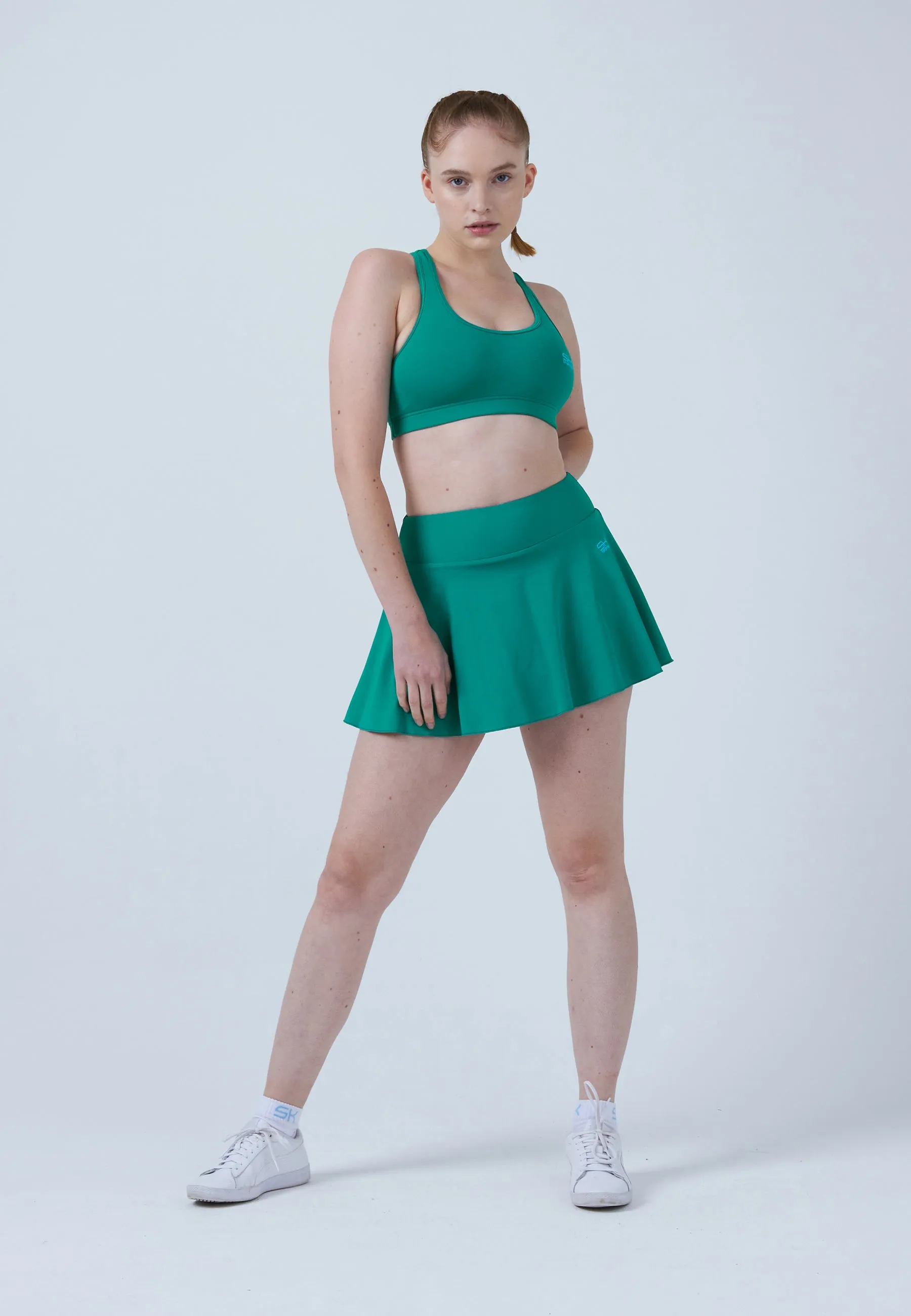 Advantage Ball Belt Tennisskirt / Skort, emerald green