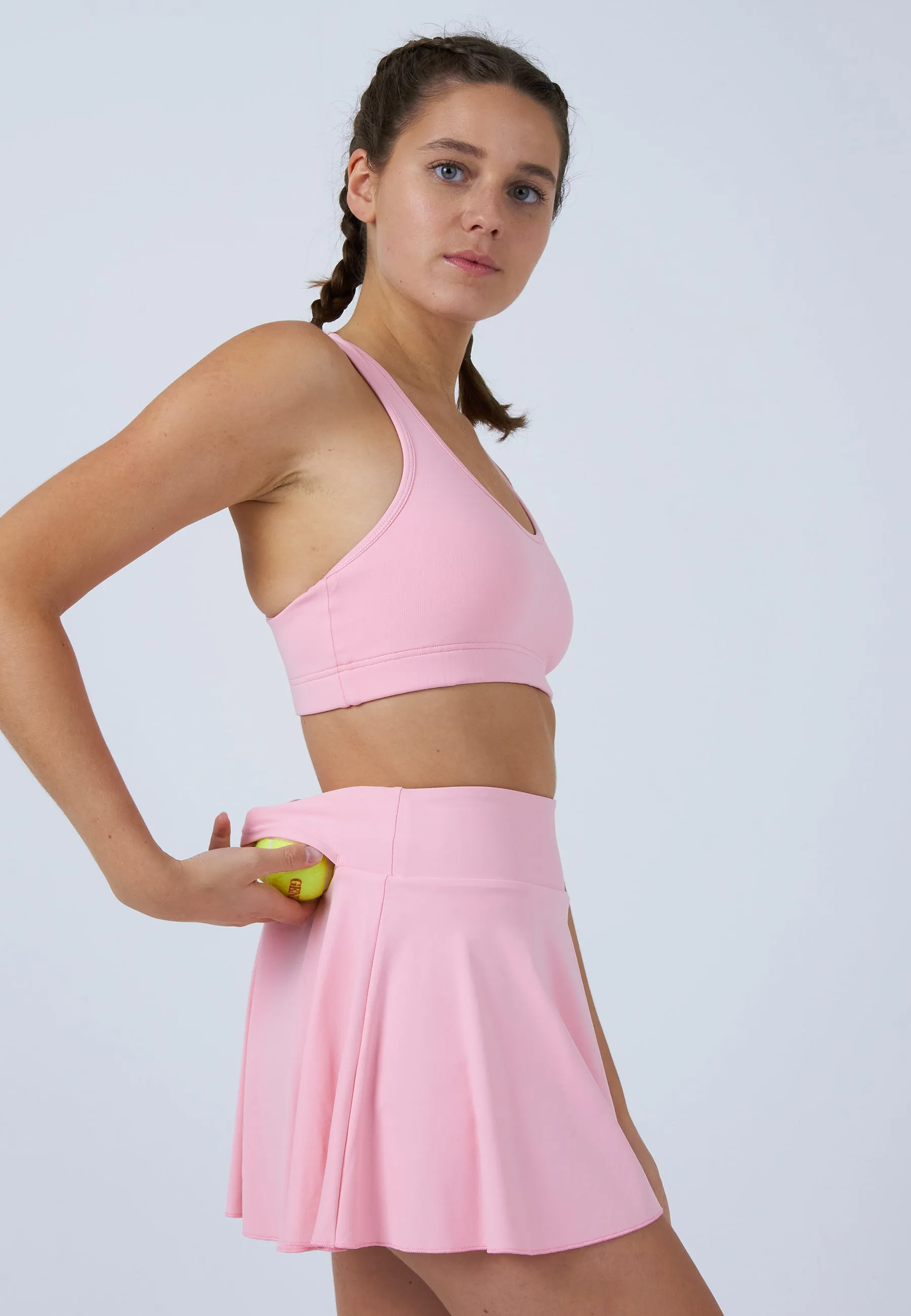 Advantage Ball Belt Tennisskirt / Skort, light pink