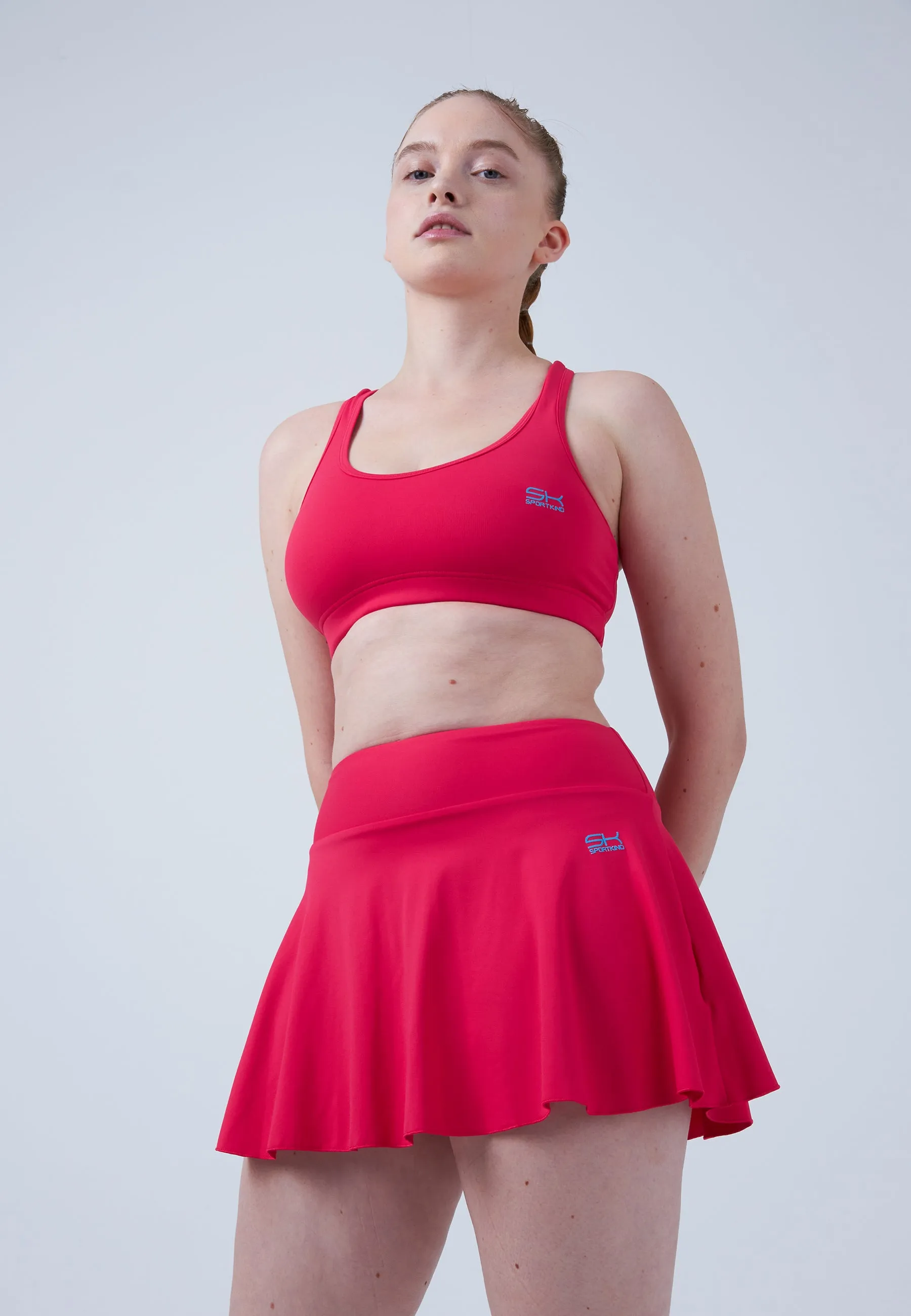 Advantage Ball Belt Tennisskirt / Skort, pink