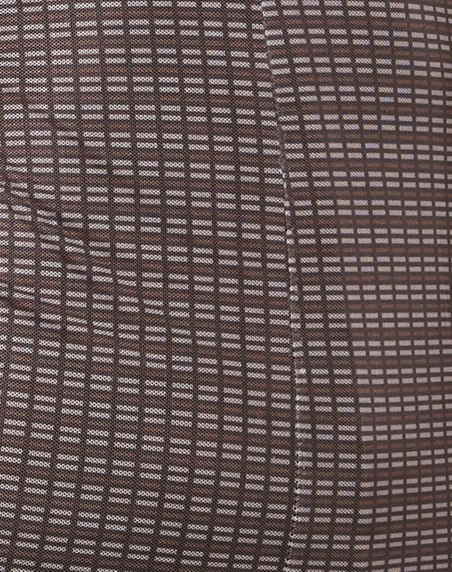 Bebe Mini Dress with Lining in Mini Check Chocolate