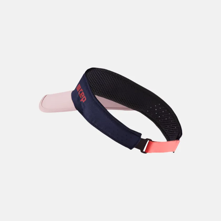 Cep The Run Unisex Running Visor -White/Coral/Dark Blue/Cream