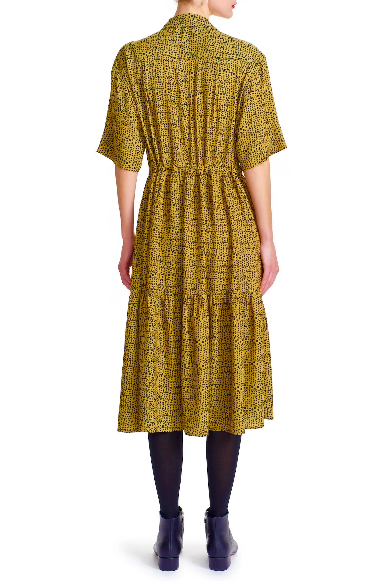 COLLEEN MIDI DRESS - Cozy Ocelot