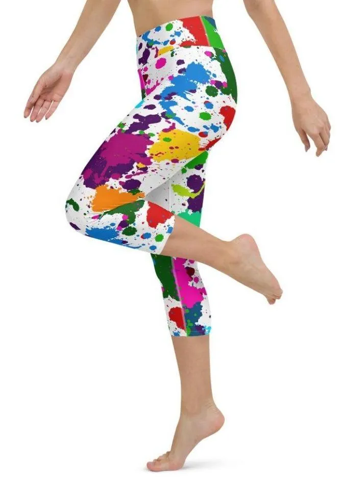 Color Splash Yoga Capris