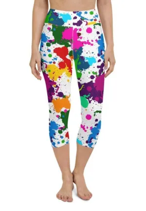 Color Splash Yoga Capris