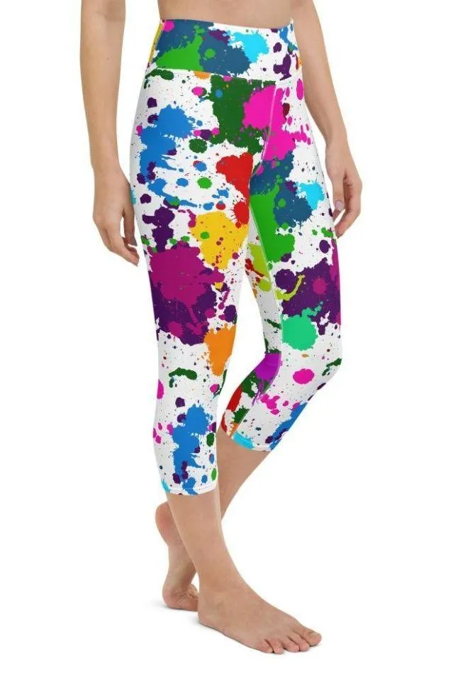 Color Splash Yoga Capris