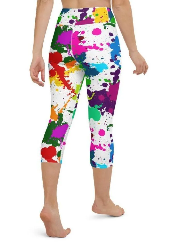 Color Splash Yoga Capris