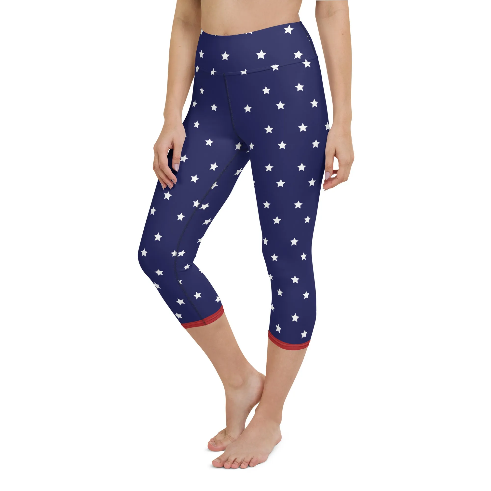 Cool Patriotic Yoga Capris