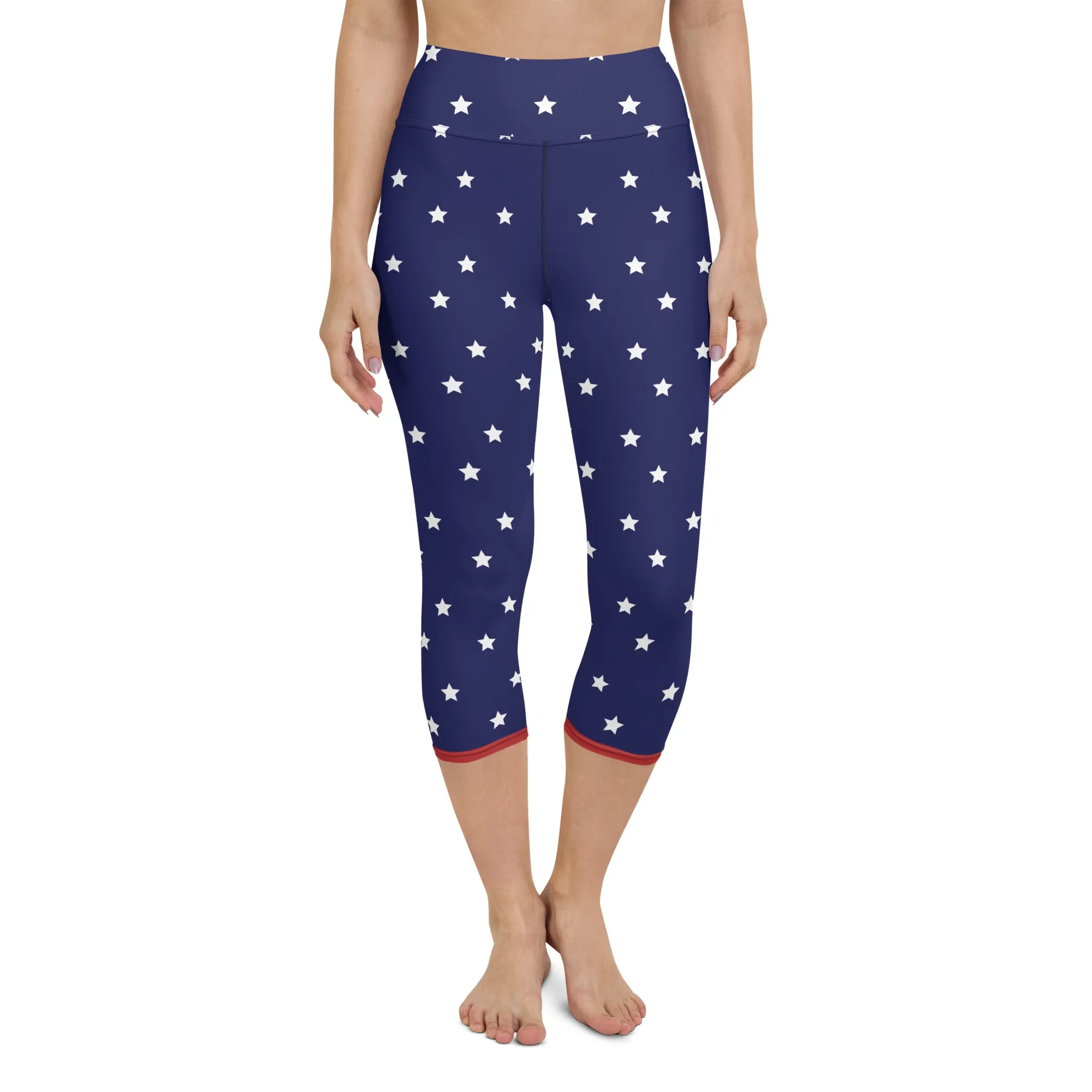 Cool Patriotic Yoga Capris