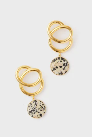 Dalmation Sonia Icon Stone Earrings