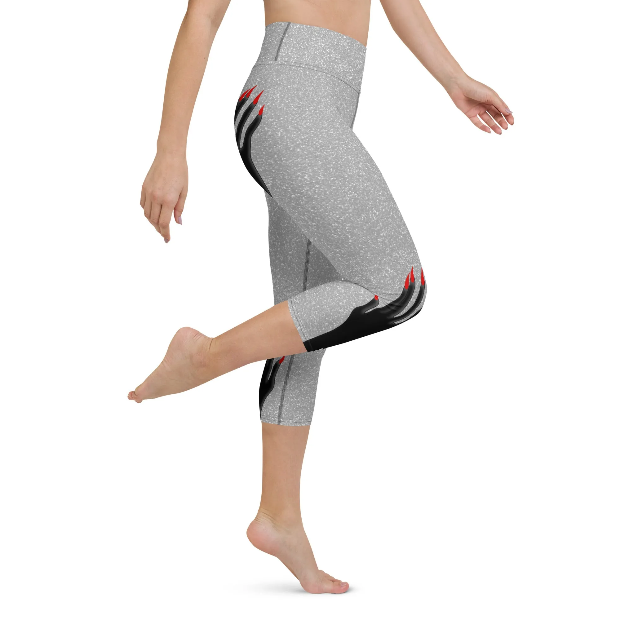 Hand Illusion Yoga Capris