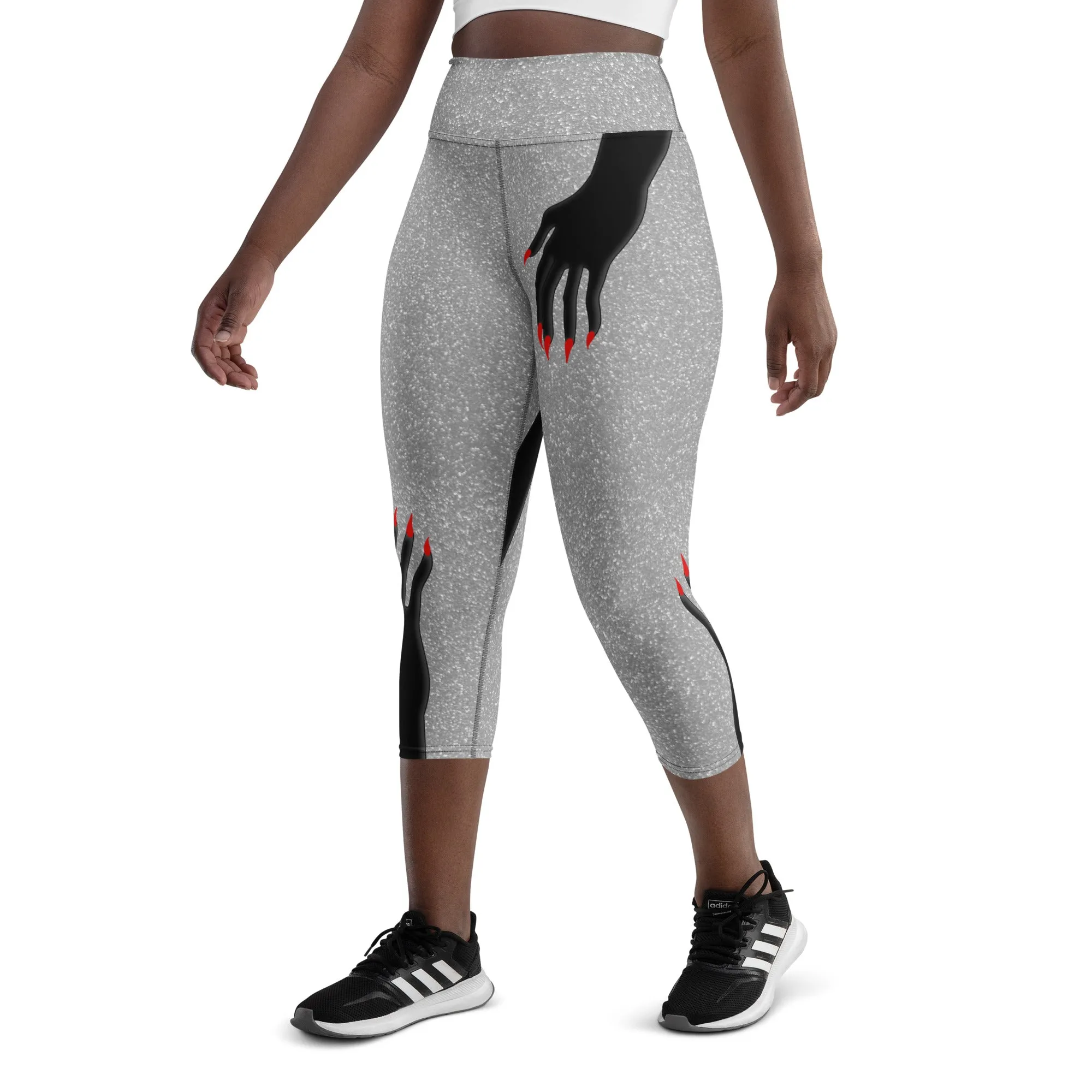 Hand Illusion Yoga Capris