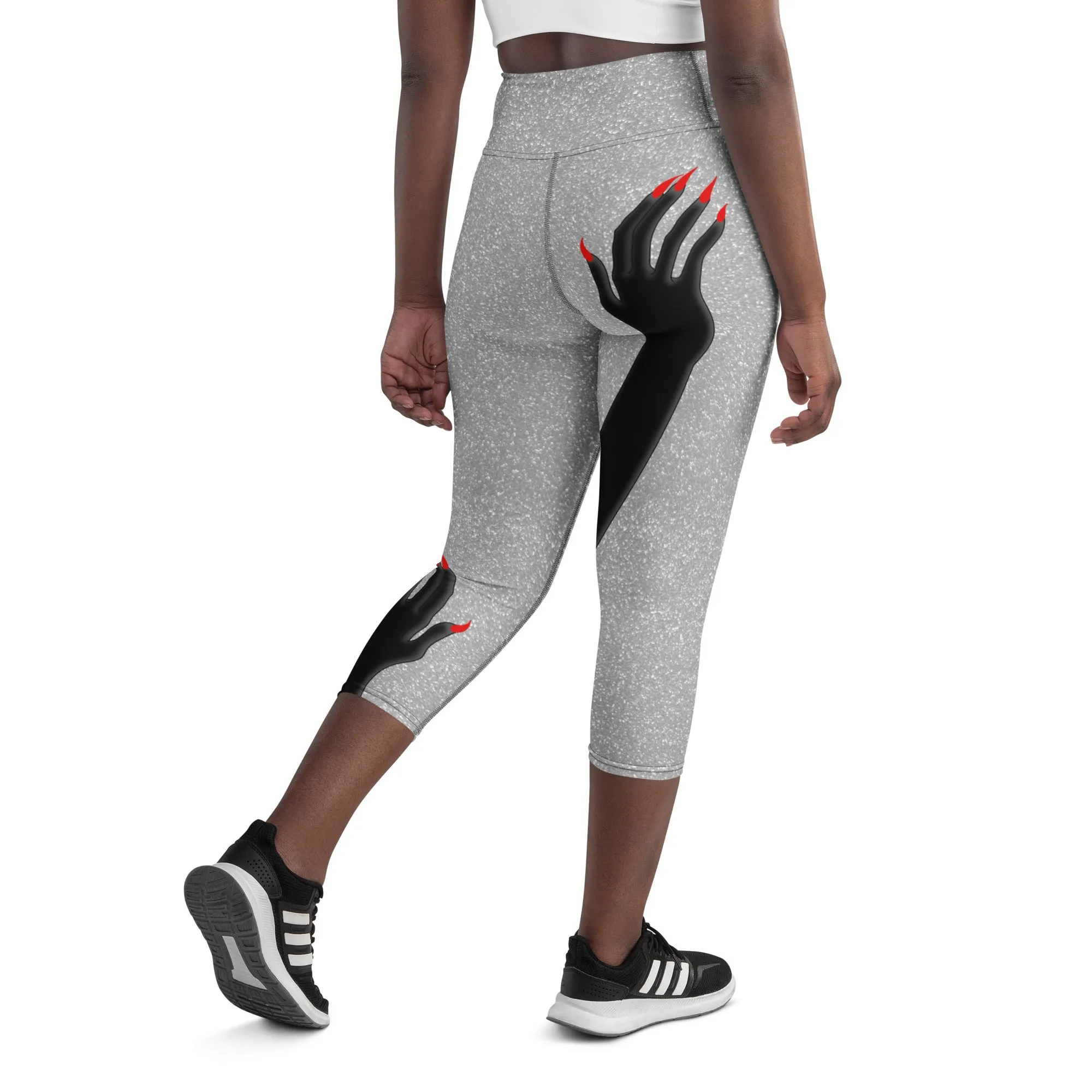 Hand Illusion Yoga Capris