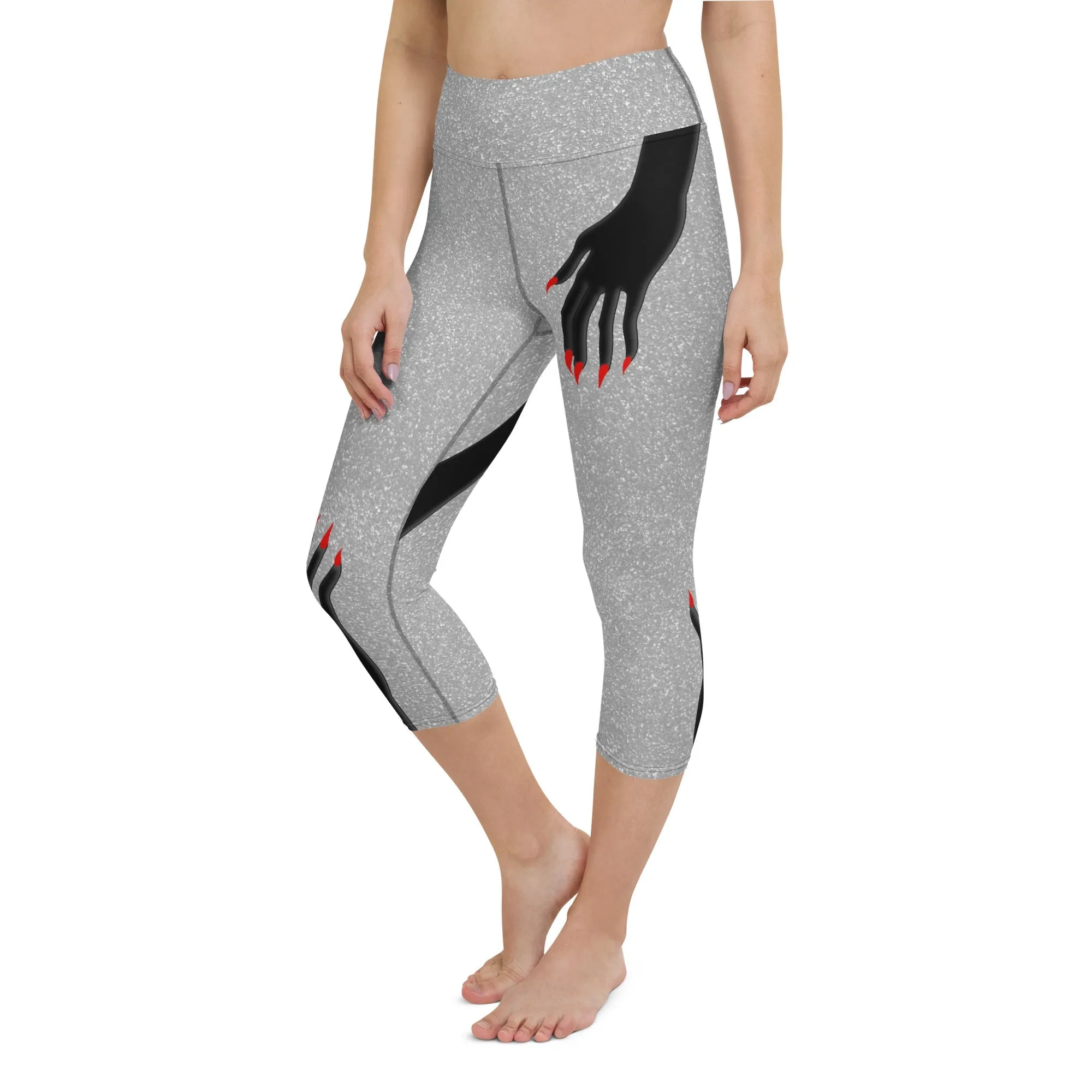 Hand Illusion Yoga Capris