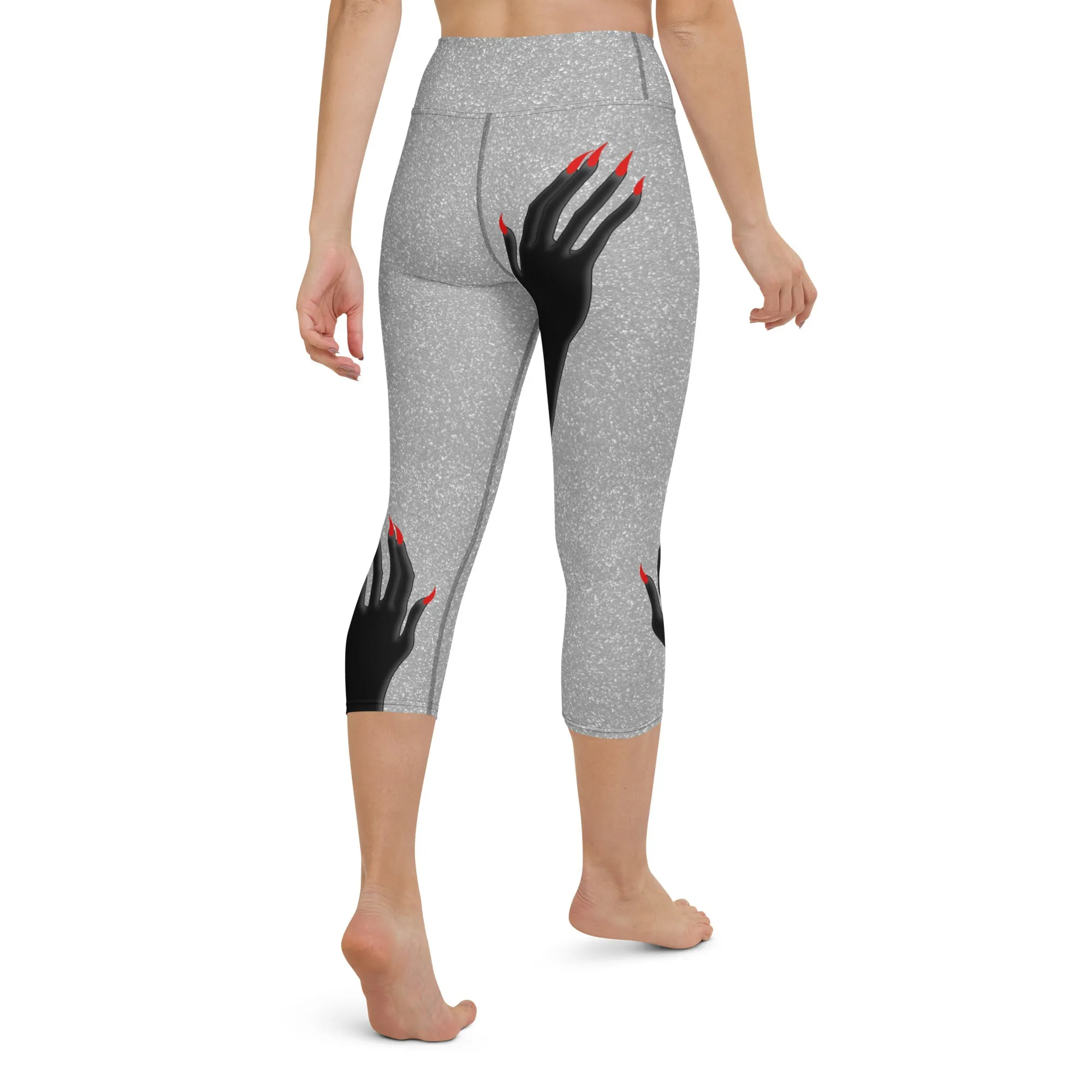 Hand Illusion Yoga Capris