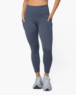 High Waisted Vinyasa 7/8 Leggings - Light Navy