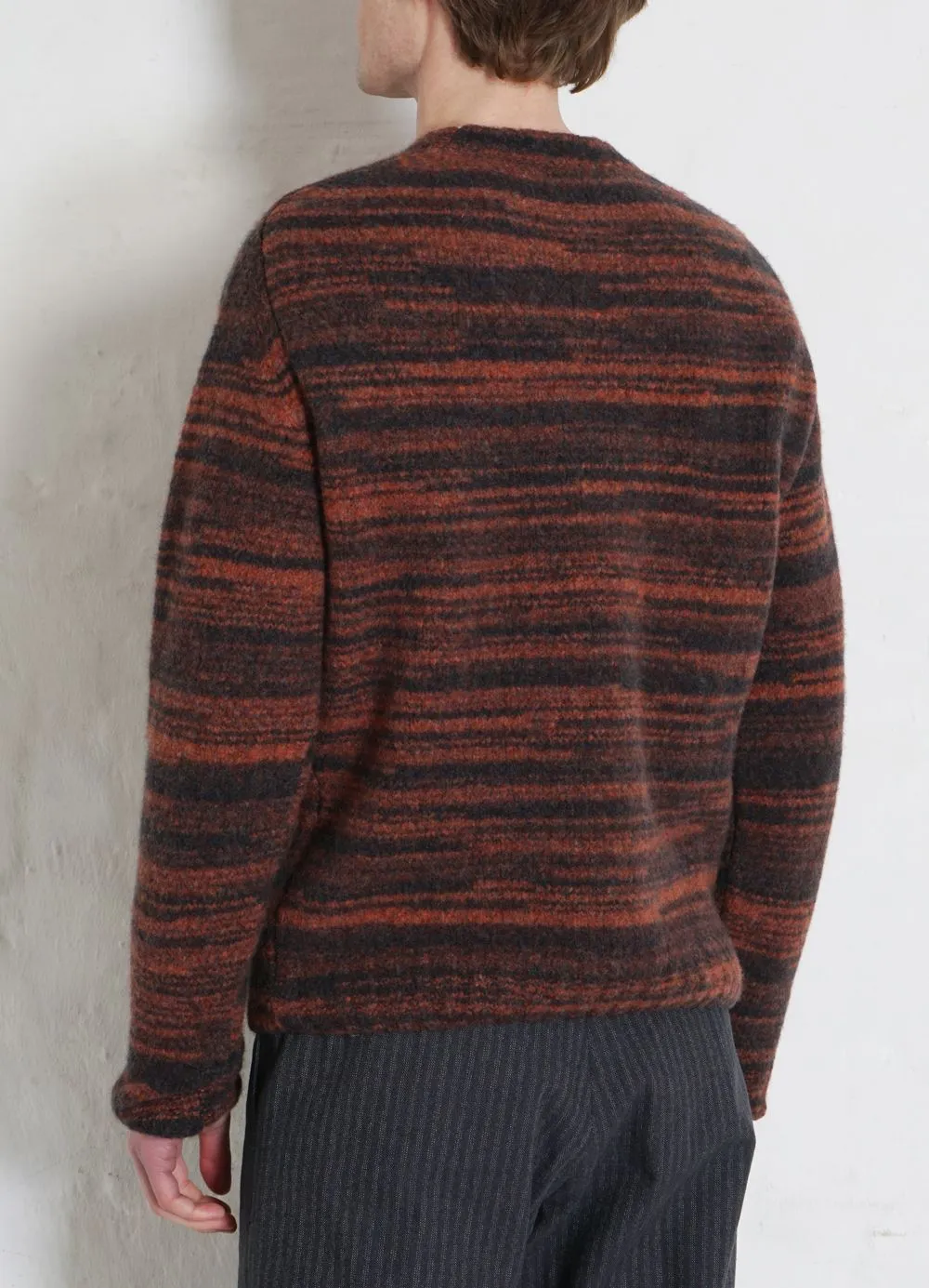 LEONARD | Knitted Crew Neck Sweater | Bonfire