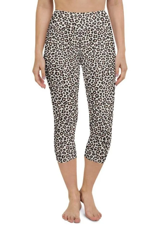 Leopard Yoga Capris