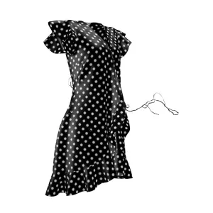 Micro Polka Dot Tea Dress