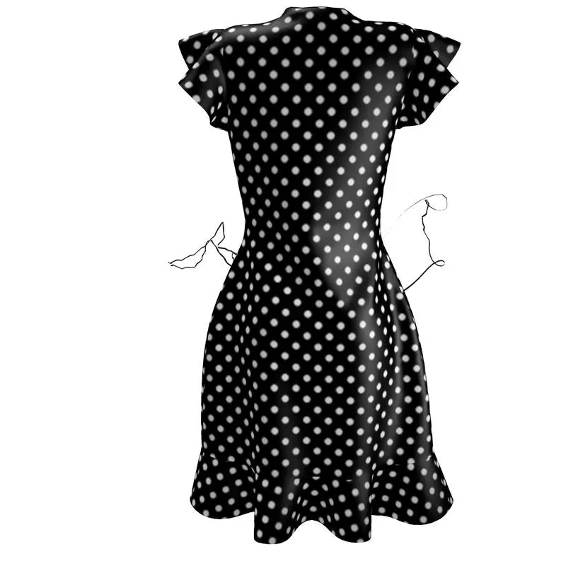 Micro Polka Dot Tea Dress