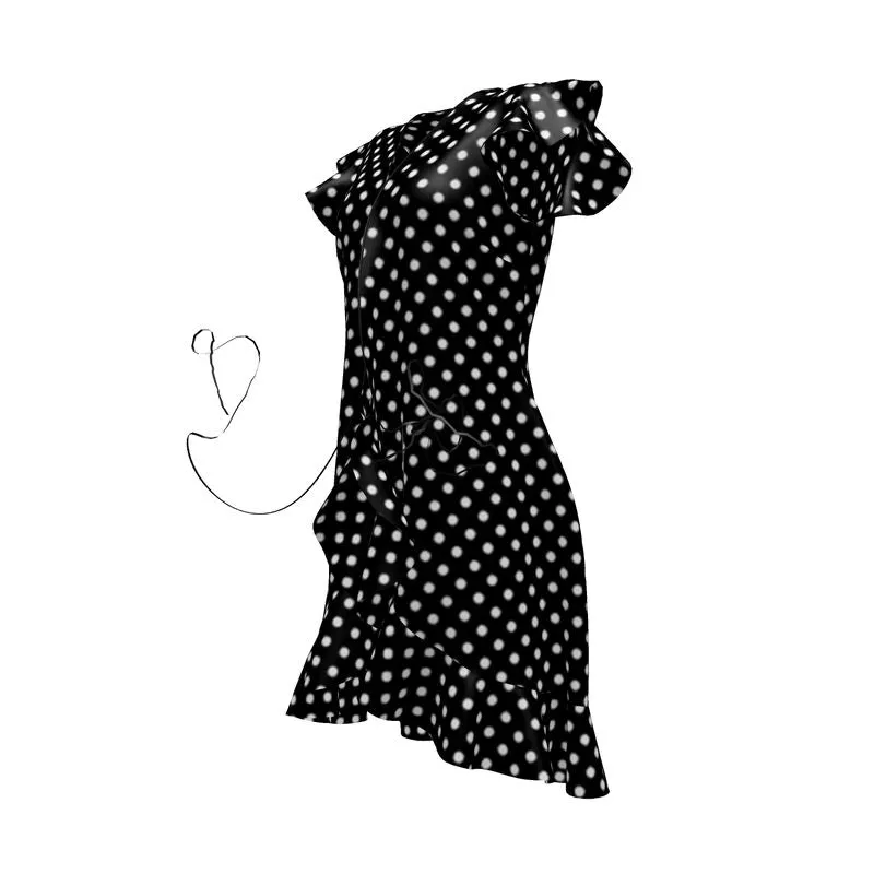 Micro Polka Dot Tea Dress