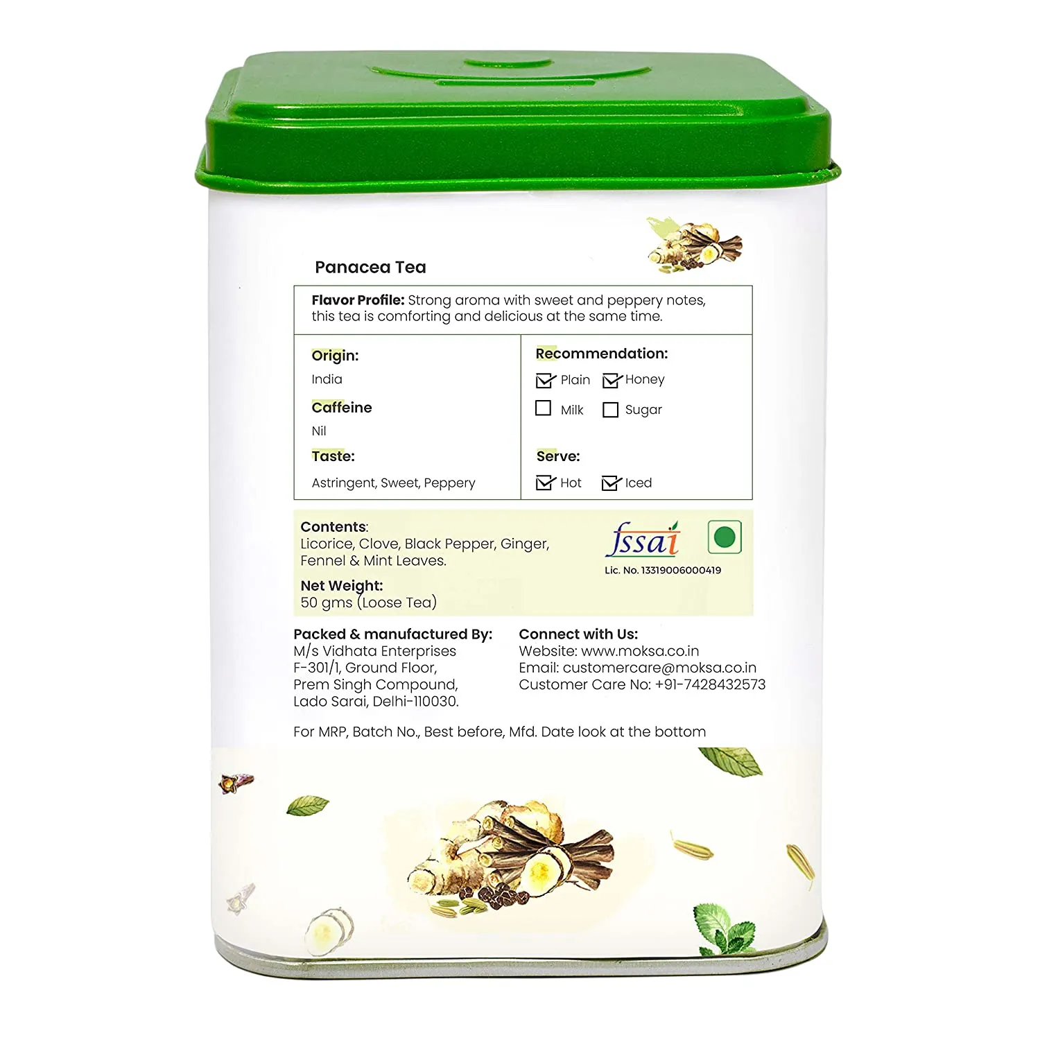 Moksa Panacea Herbal Tea - Kadha Tea