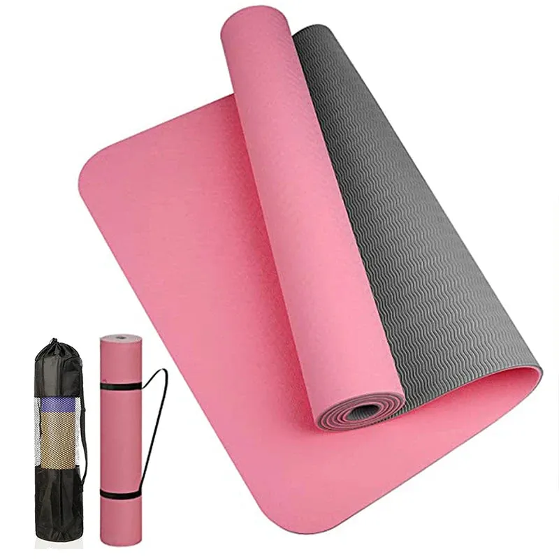 Non-Slippery TPE Yoga Mat - Comfortable & Durable