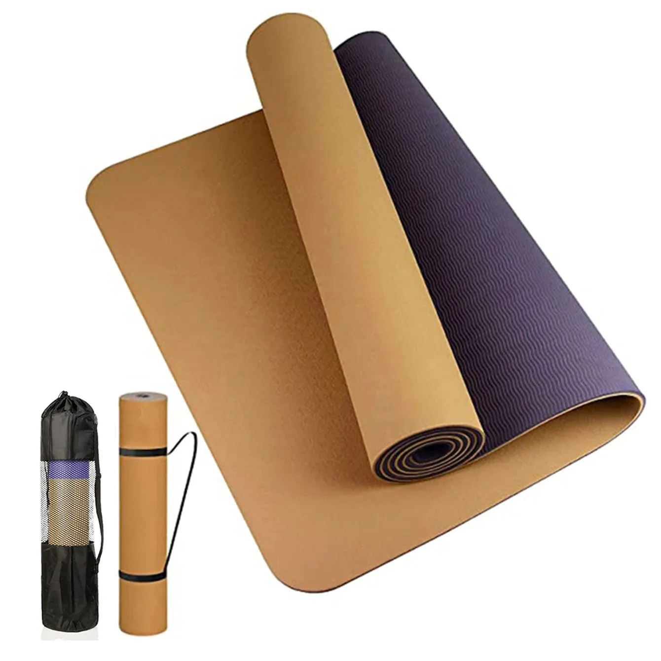 Non-Slippery TPE Yoga Mat - Comfortable & Durable