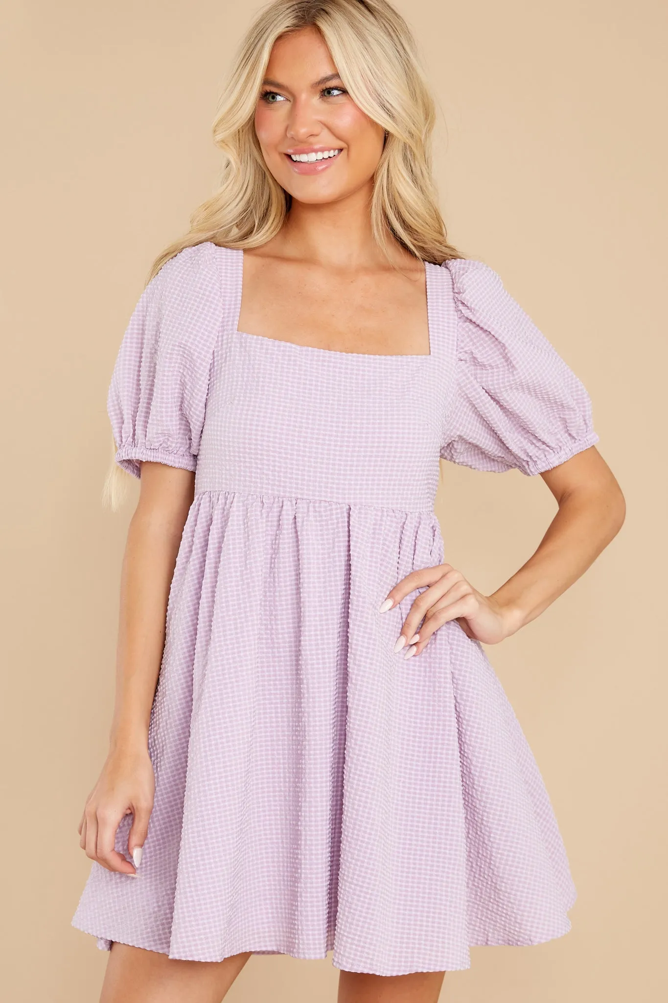 One Kiss Away Lavender Dress