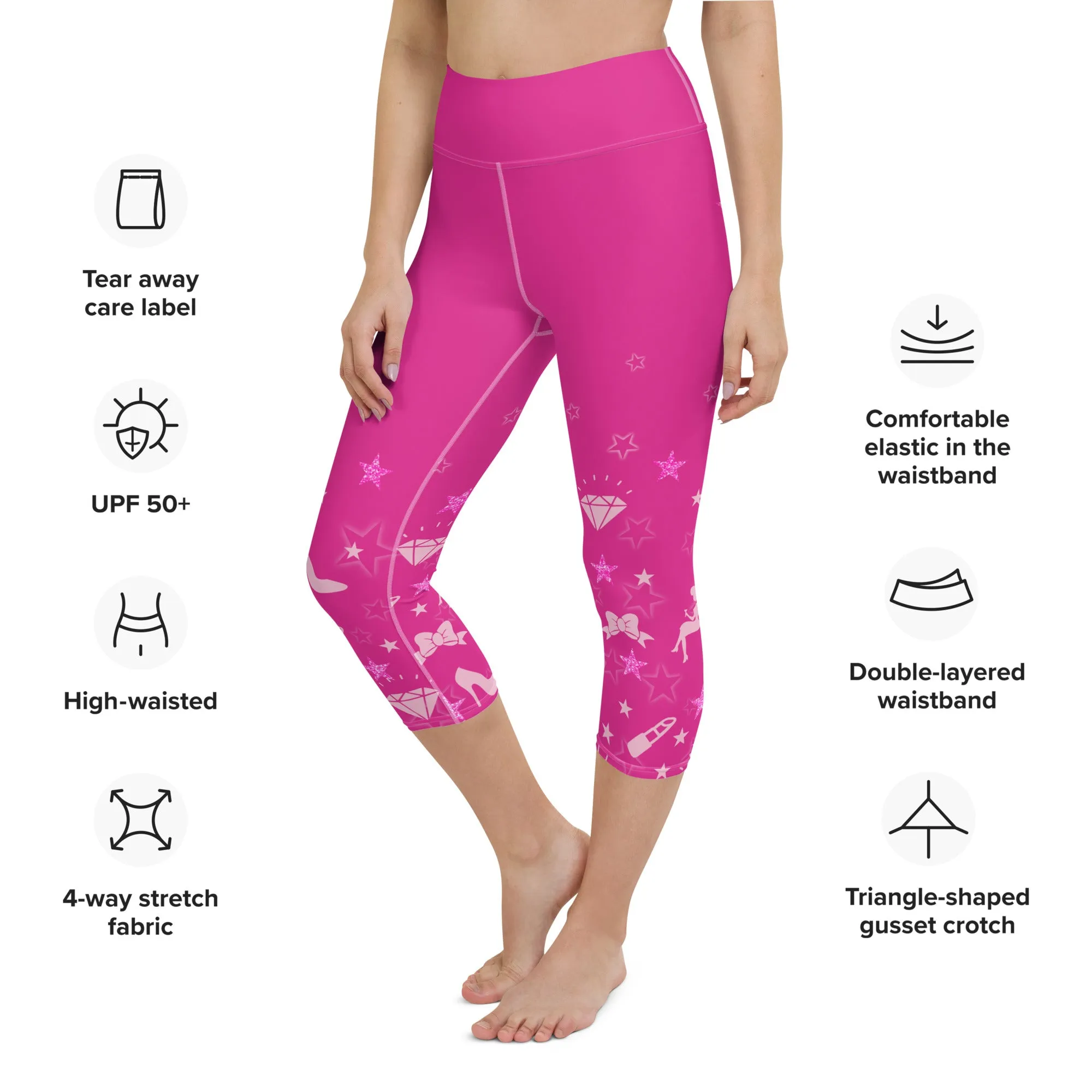 Pink Doll Yoga Capris