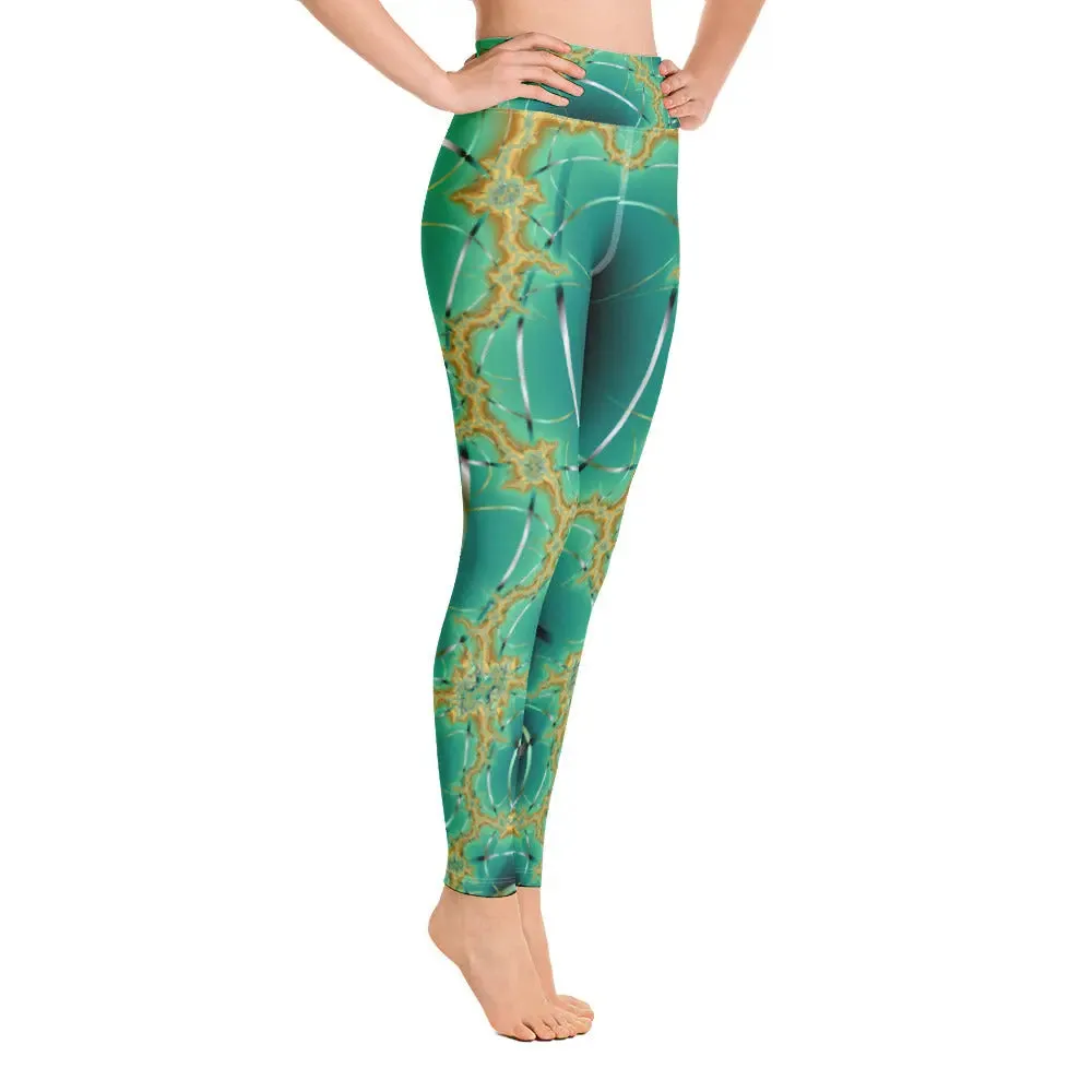 "Cosmic Twist" Collection - Yoga Long Leggings