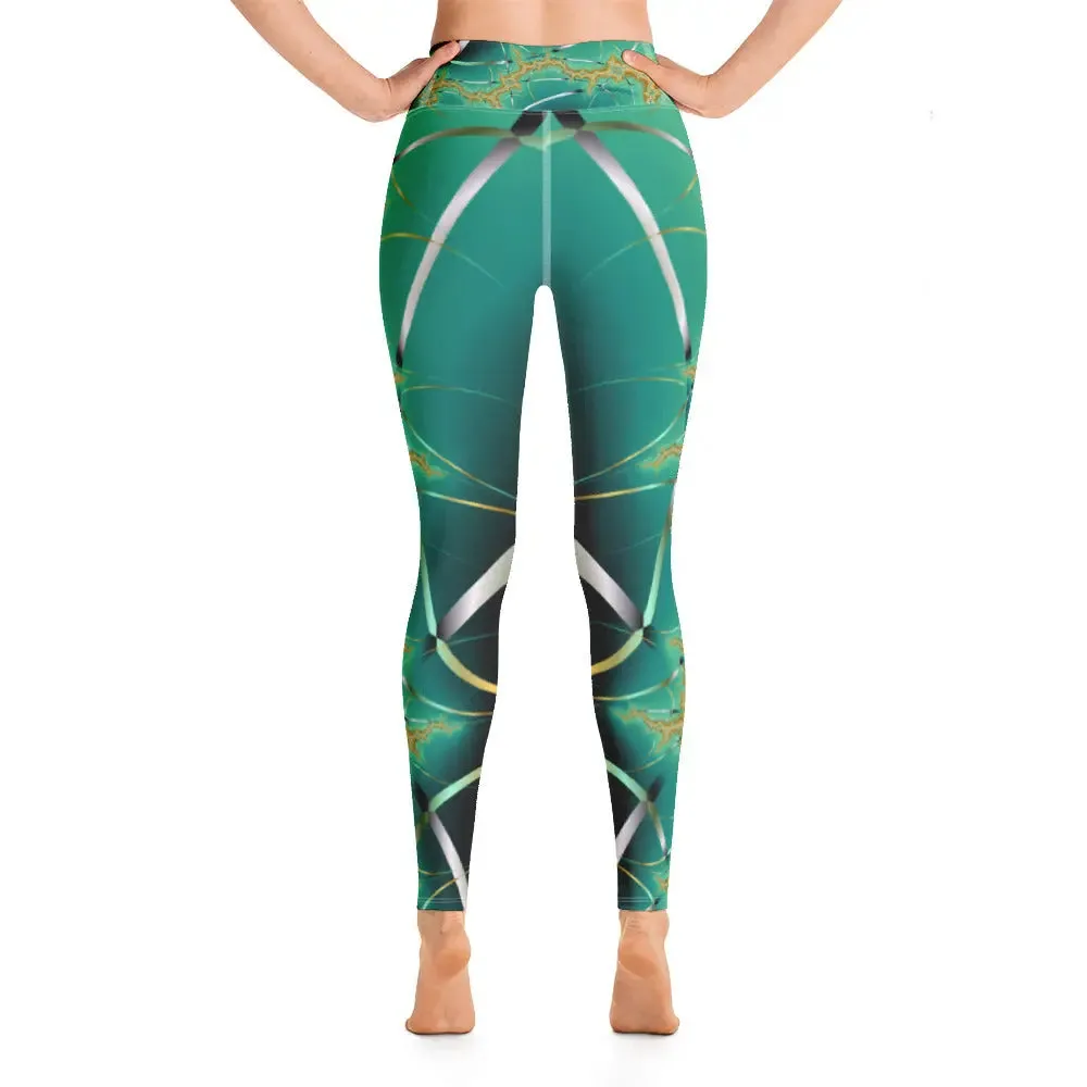 "Cosmic Twist" Collection - Yoga Long Leggings