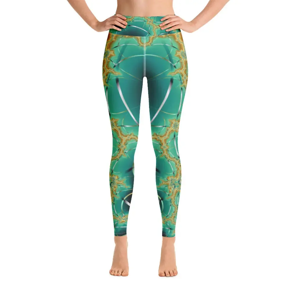 "Cosmic Twist" Collection - Yoga Long Leggings