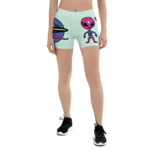 "Space Buds" Collection - Yoga Shorts