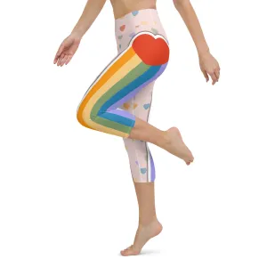 Rainbow Love Yoga Capris