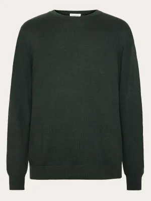 Regular merino knit crew neck - RWS - Forrest Night