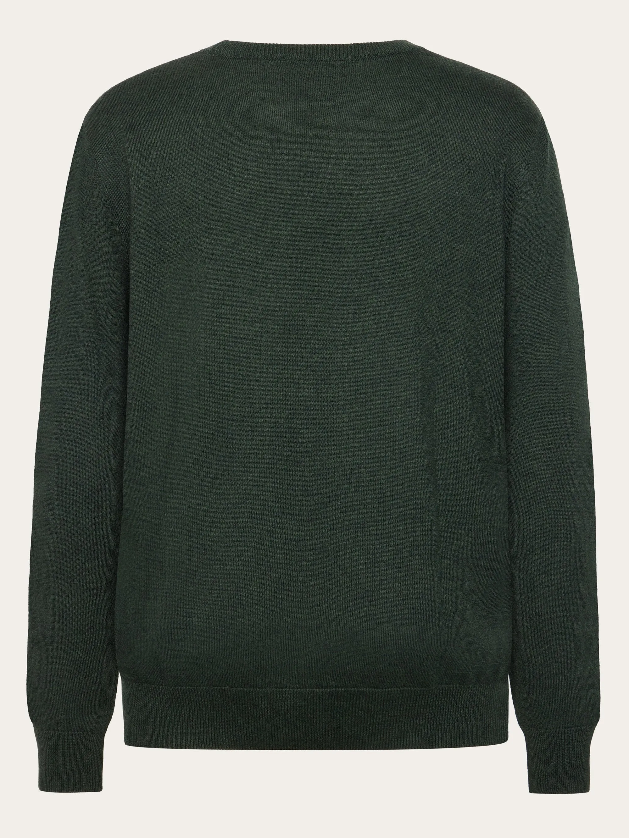 Regular merino knit crew neck - RWS - Forrest Night