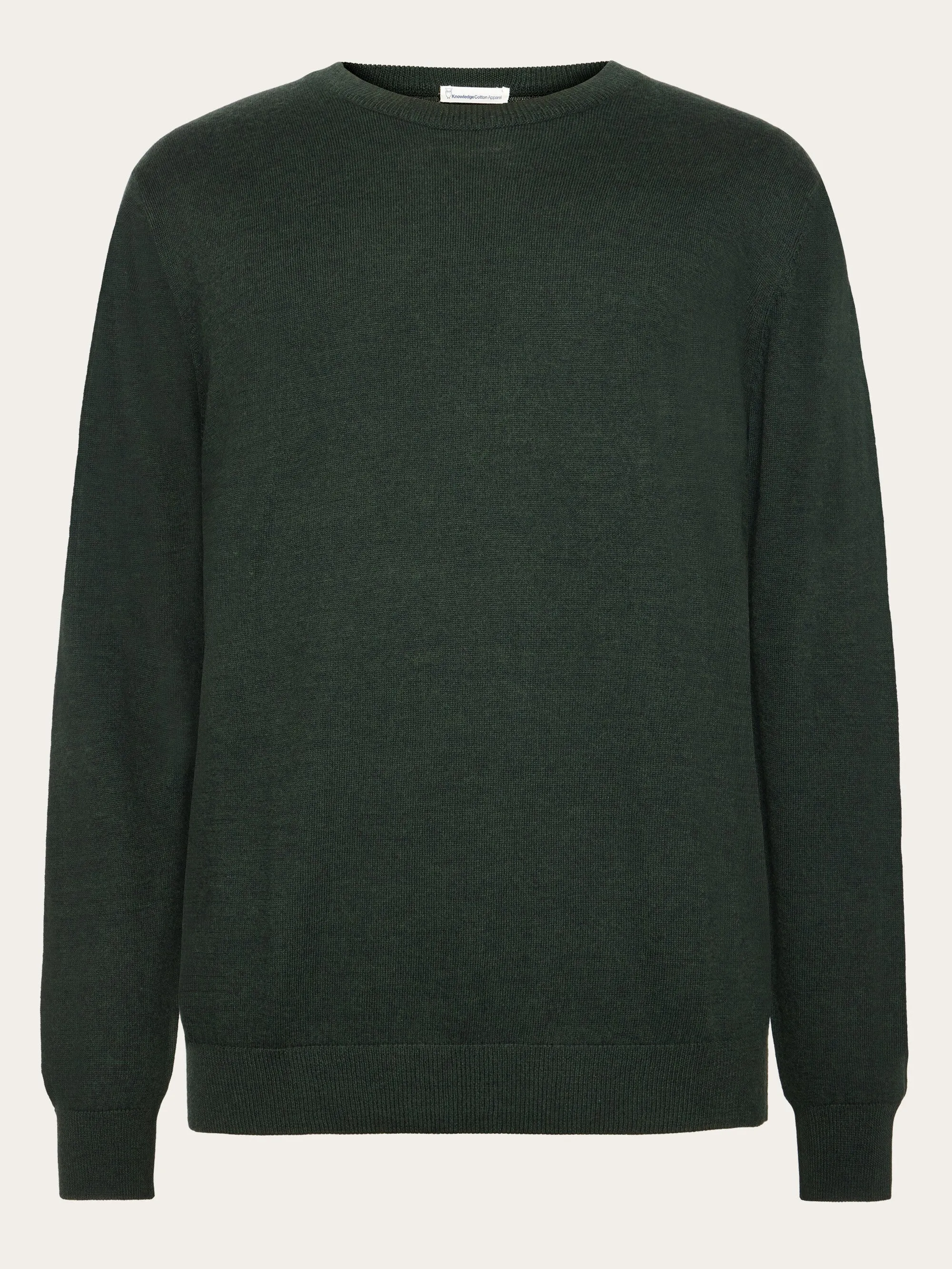 Regular merino knit crew neck - RWS - Forrest Night