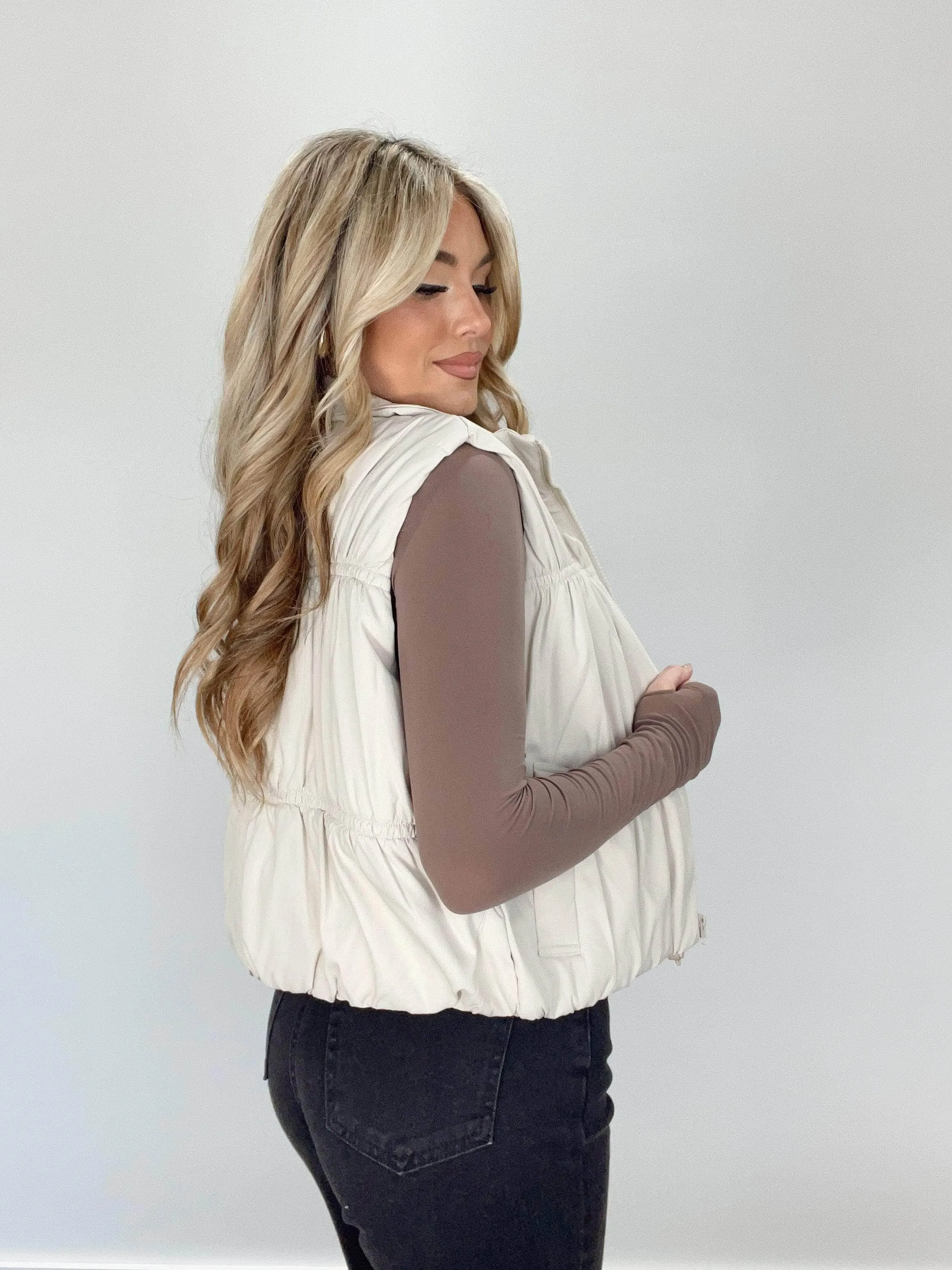 Ruched Vest