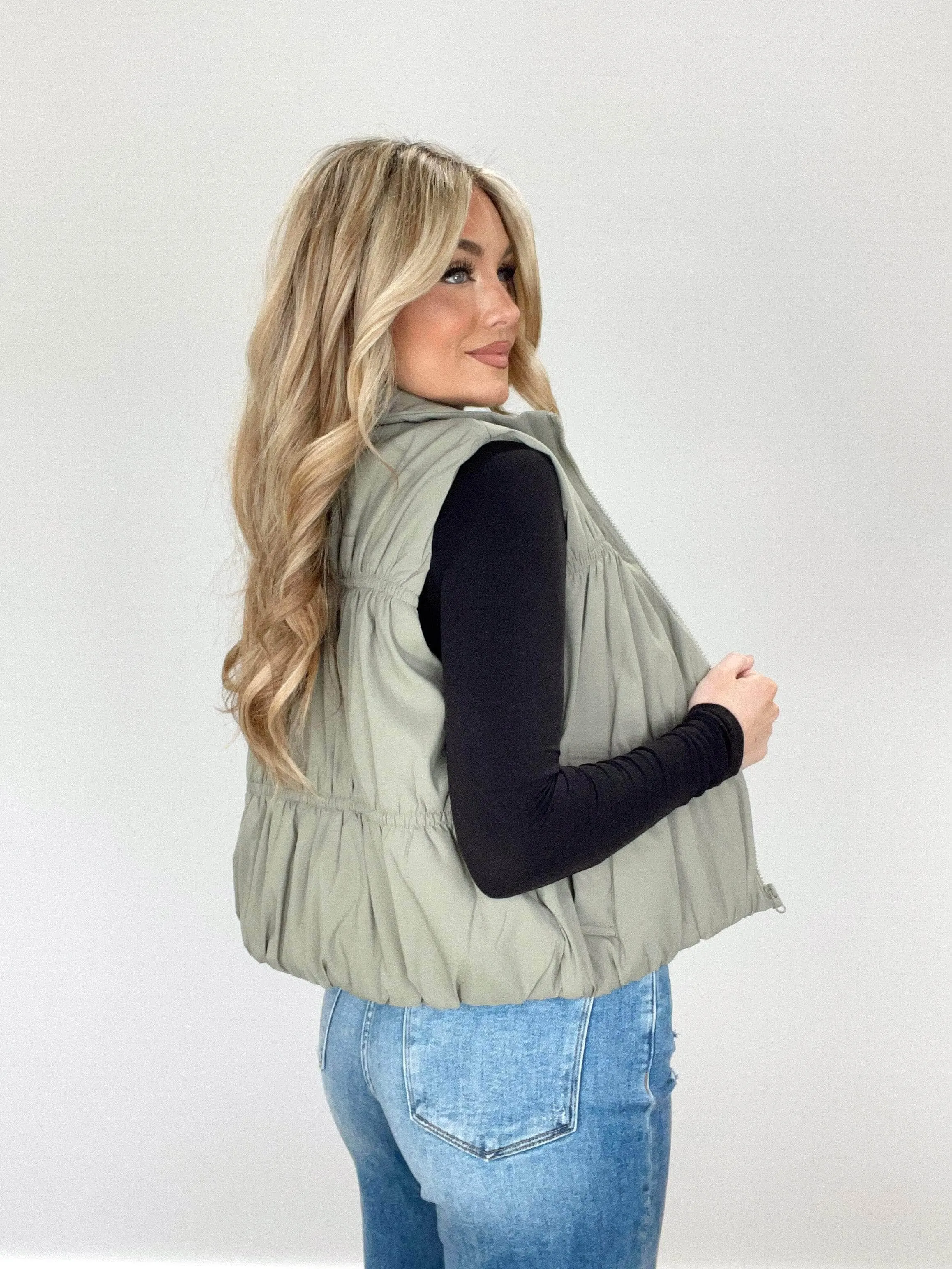 Ruched Vest