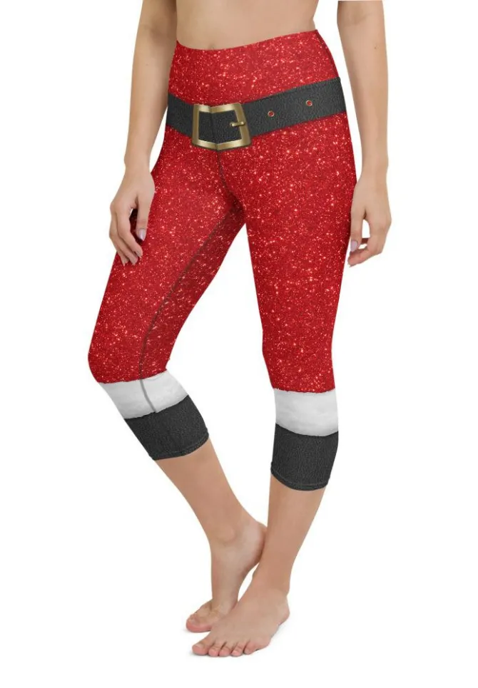 Santa's Outfit Yoga Capris