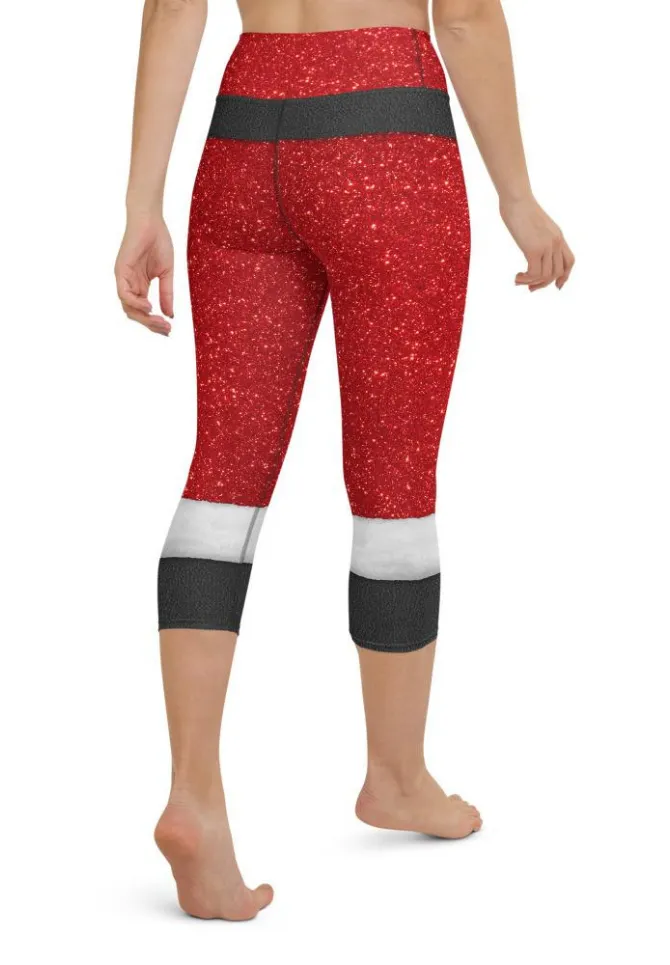 Santa's Outfit Yoga Capris