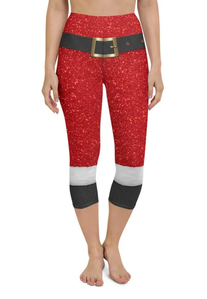 Santa's Outfit Yoga Capris