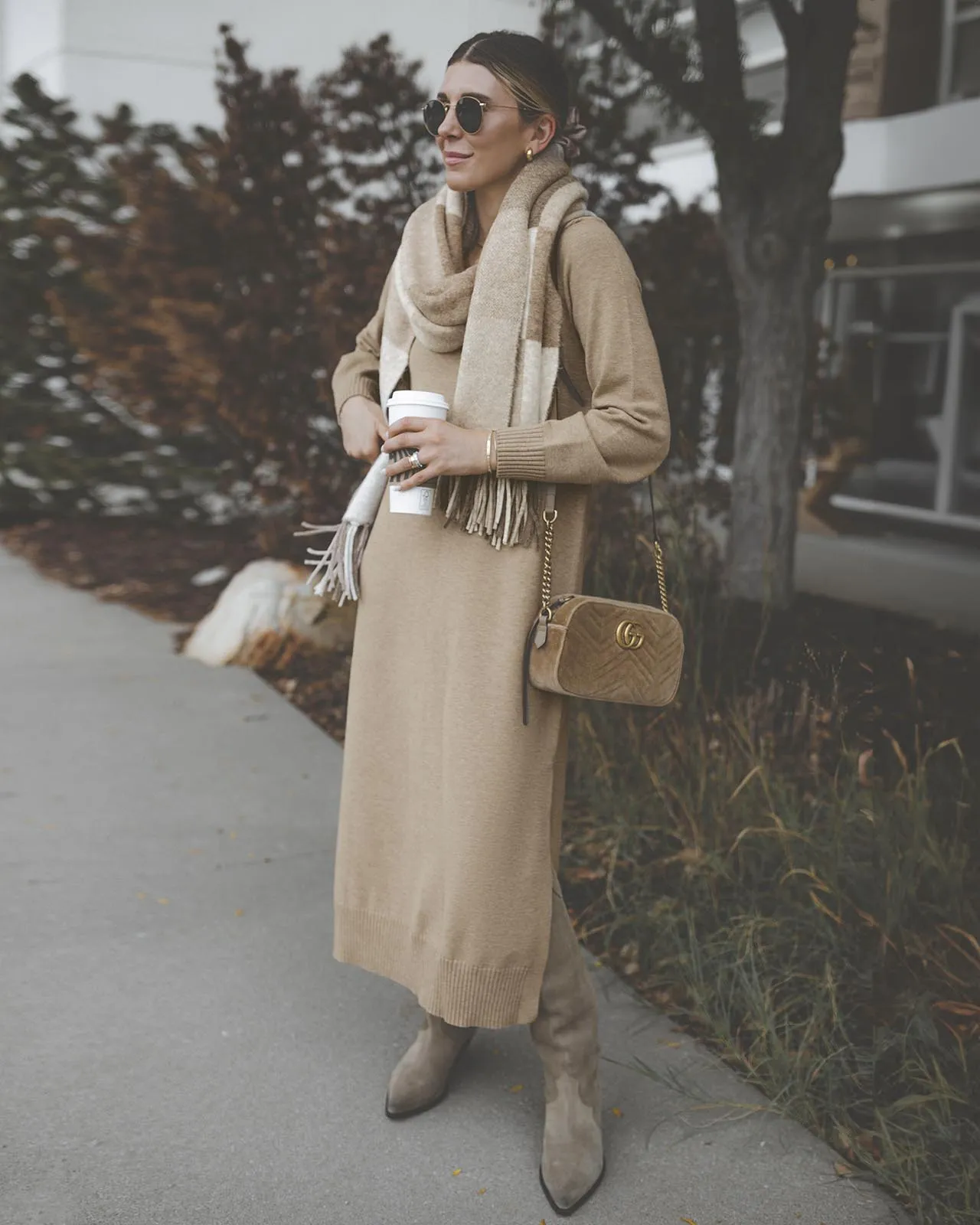 Splendid x @Cellajaneblog Cashblend Sweater Dress