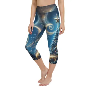 Starlit Christmas Yoga Capris