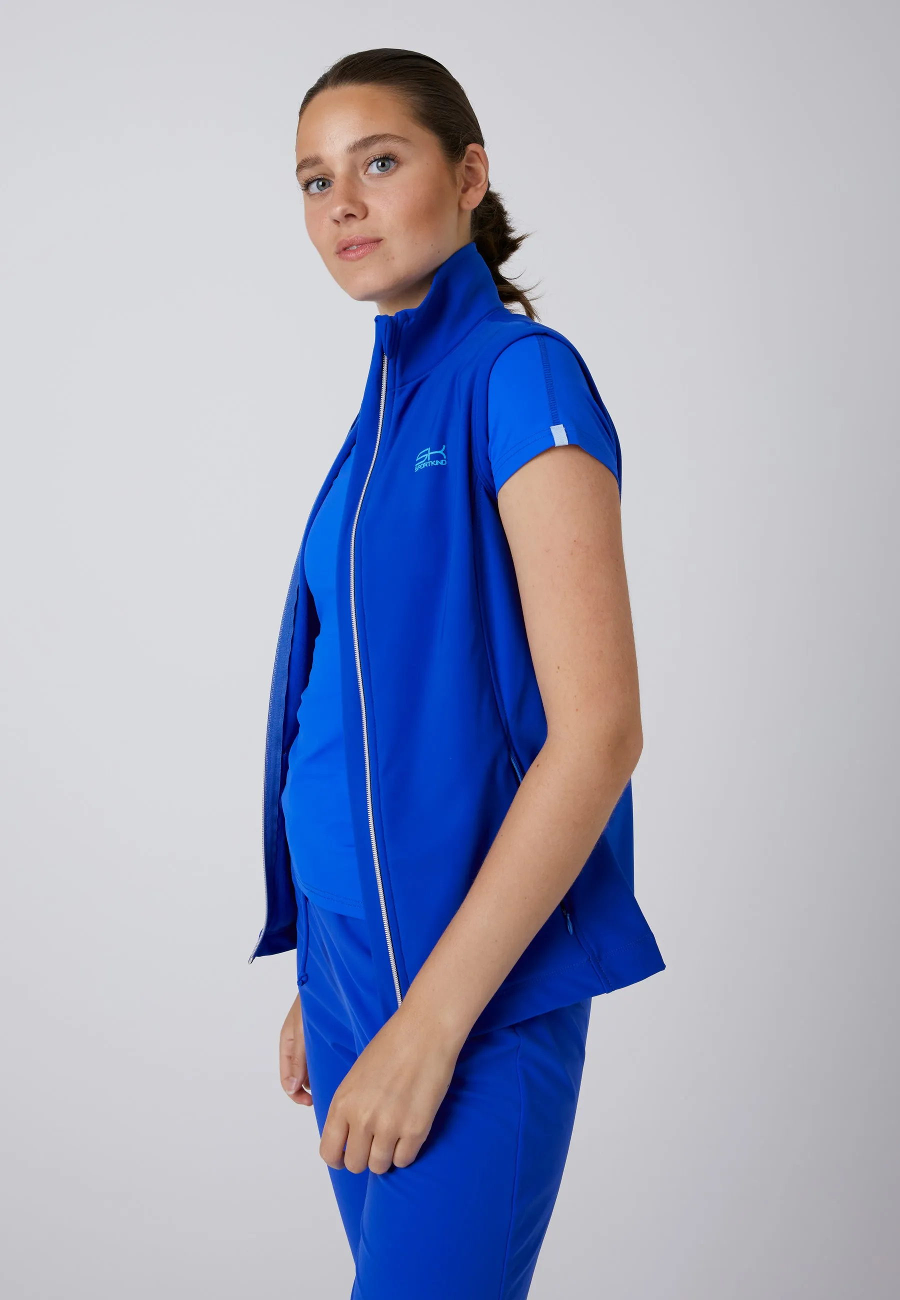 Thermo tennisvest Eco, cobalt blue