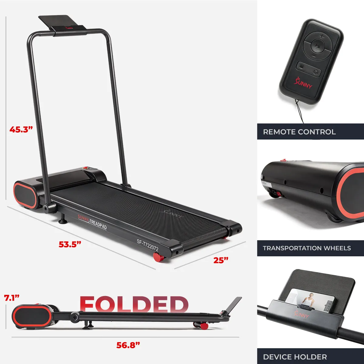 Under Desk Walking / Running Smart Treadmill