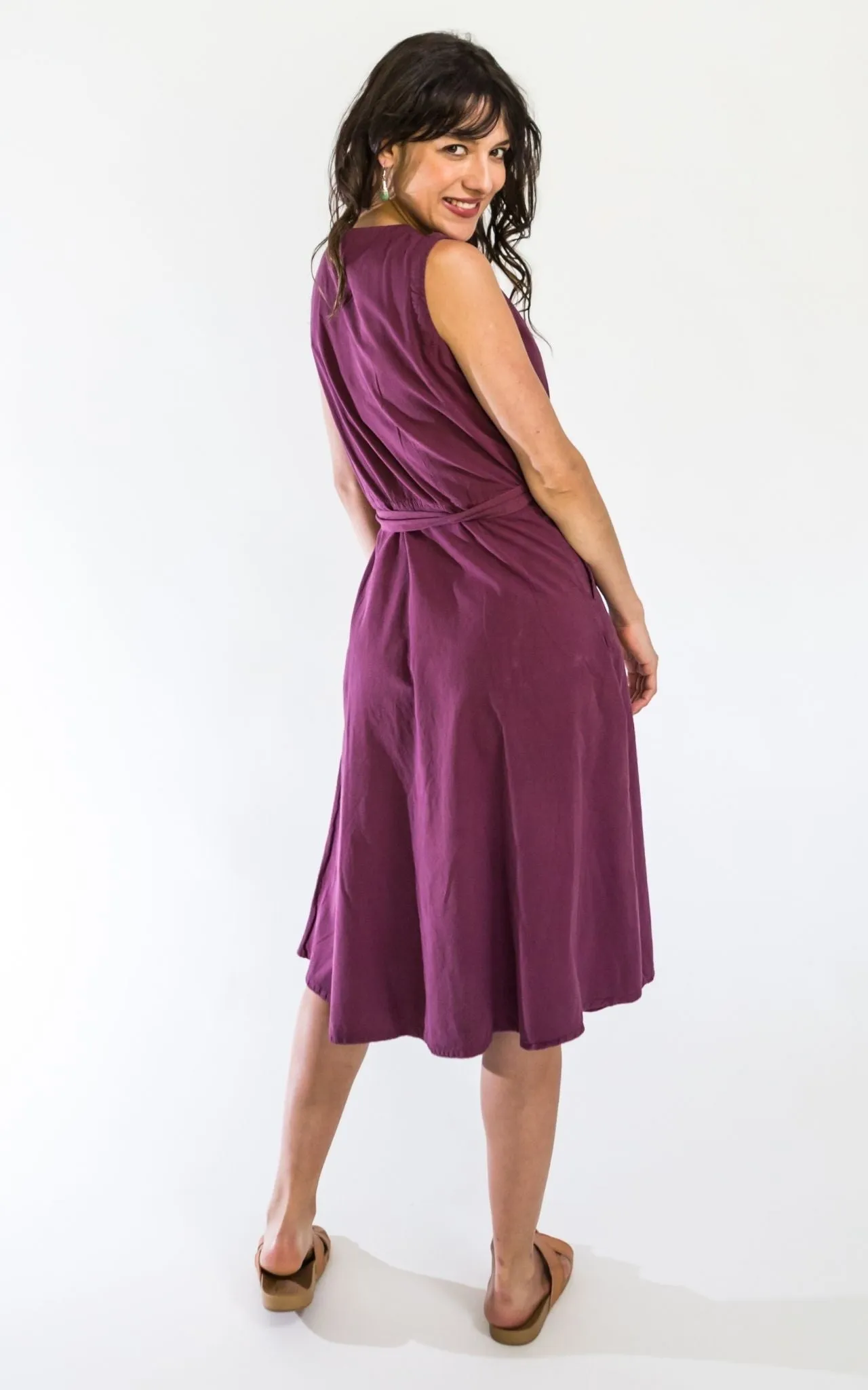 Valentina Dress - Wine