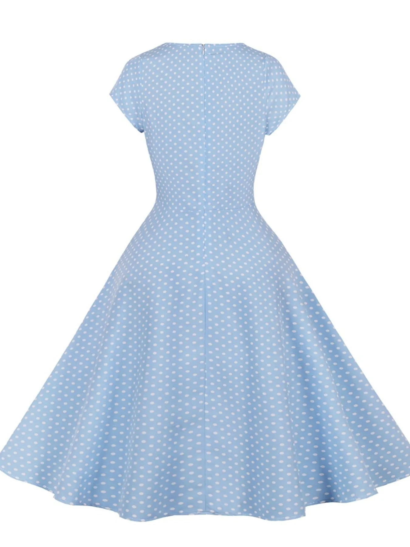 Women's Dresses Casual Summer Fashion Polka Dot Retro Loose Swing Dresses