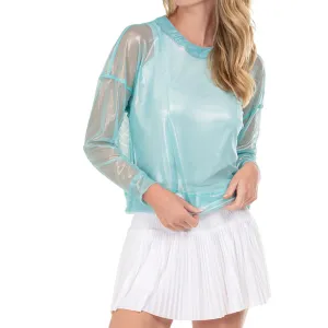 Women`s Goddess Mesh Long Sleeve Tennis Top